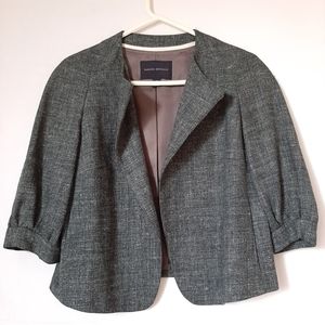 Banana Republic Wool Half Sleeve Crop Blazer